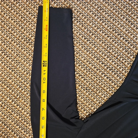 Sexy Faux Wrap Black Dress - Picture 8 of 12